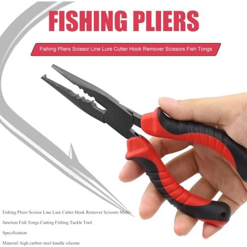 Fishing Pliers Scissor Line Lure Cutter Hook Remover Scissors Multifunction Fish Tongs Cutting Fishing Tackle Tool