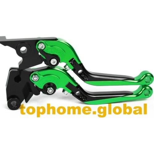 Motorcycle Accessories CNC Folding&Extending Brake Clutch Levers For Kawasaki ZX6R 1995-1999 1996 1997 1998