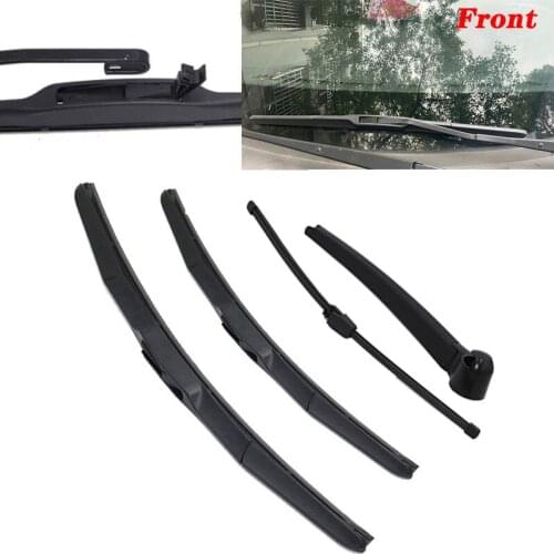 Car Front & Rear Wiper Blades Set For Mercedes-Benz C-class W203 Wagon Estate 2000 - 2003 Windshield Windscreen Wiper blade