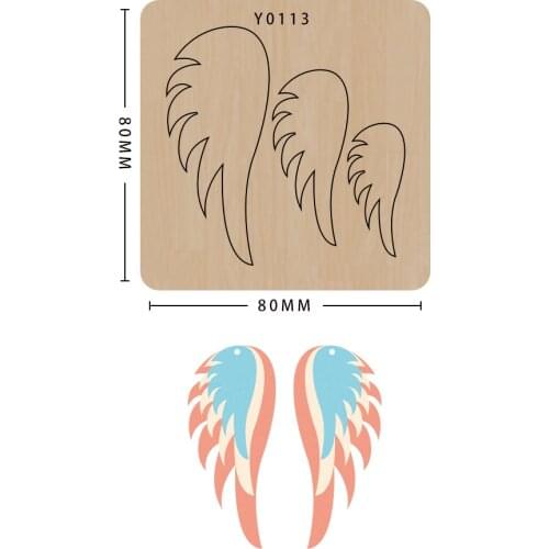 Scrapbooking Suitable For Common Big Shot And Sizzix Machines Cutting Dies Earring Craft Leather Mold