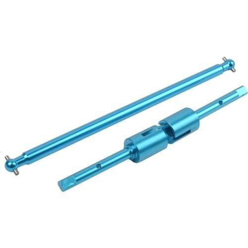Aluminum Alloy Middle Shaft Joint Drive Shaft Upgrade Parts for 1/10 Tamiya TT02 TT02B 1:10 RC Crawler Car DIY Modification Acc