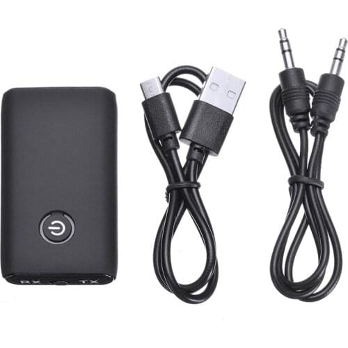 Universal Wireless Transmitter&Receiver Adapter 2 in 1 Aux 3.5mm Jack Wireless Adapter for TV PC Receiver Sender Adapter