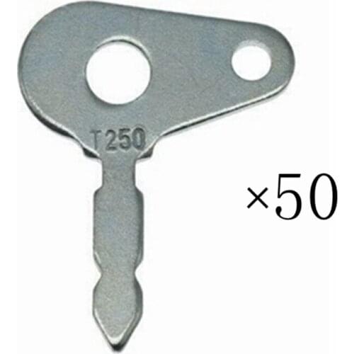 50pc for Lucas T250 Excavator Key Grader Dozer Ford key