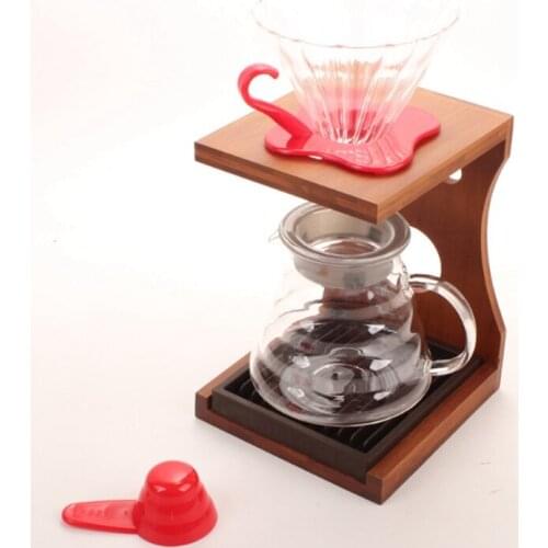 Hot Coffee Accessories With Water Pad Drip Type Hand Coffee Dripper Stand Holder Rack Coffee Filter Cup Holder