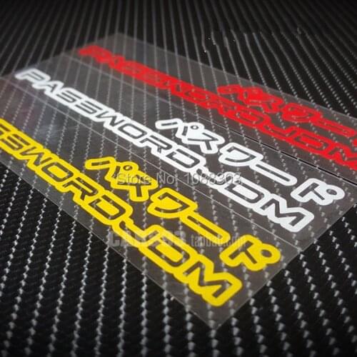 Car Styling Motorcycle Motorbike Helmet Car Whole Body Sticker Decals for Password JDM