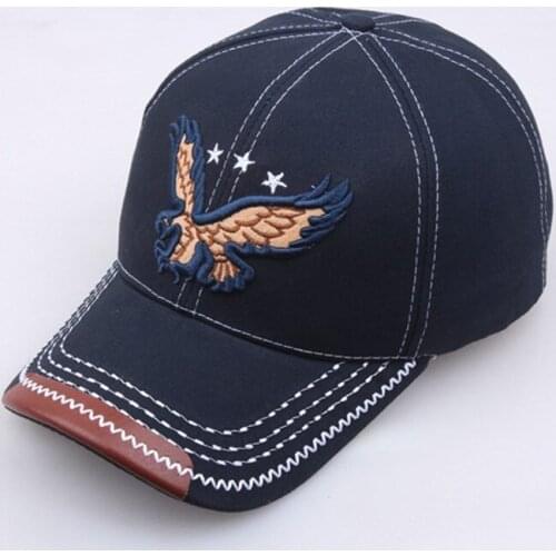 New 3D Eagle Embroidery Baseball Cap Trucker Dad Cap Hip Hop Flat Along Snapback Hats Baseball Cap Lovers Cap For Men & Women