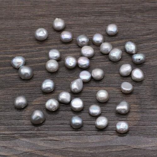 20pc/lot Natural Pearl Bead Sliver Color Loose Pearl Bead for Tribal Jewelry Making Necklace Earrings Crafts Accessories