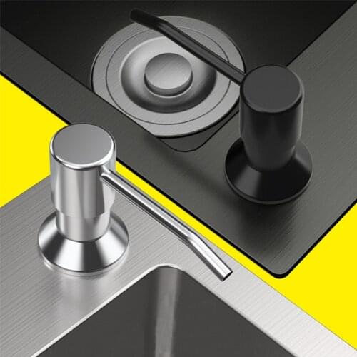 Kitchen Sink Soap Dispenser Stainless steel Bathroom Soap Dispenser Manually Press Soap Dispenser Kitchen Accessories