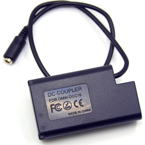 DMW-BLJ31 Dummy Battery DMW-DCC16 DC Coupler for Panasonic LUMIX S1 S1M S1R S1RM S1H Lumix S1 Cameras