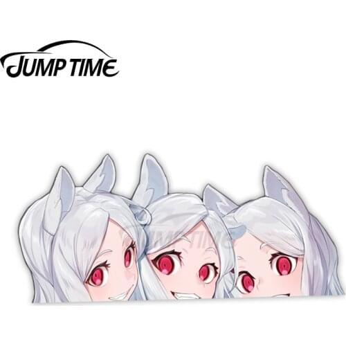 JumpTime 13 x 8.8 cm For Cerberus Peeker Occlusion Scratch Custom Car Stickers Personality Vinyl Bumper Window Decoration Decal