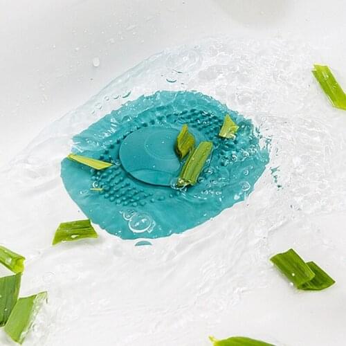 Square Shower Drain Hair Catcher Household Kitchen Sink Filter Bathroom Shower Drain Stopper Floor Drain Cover Strainer