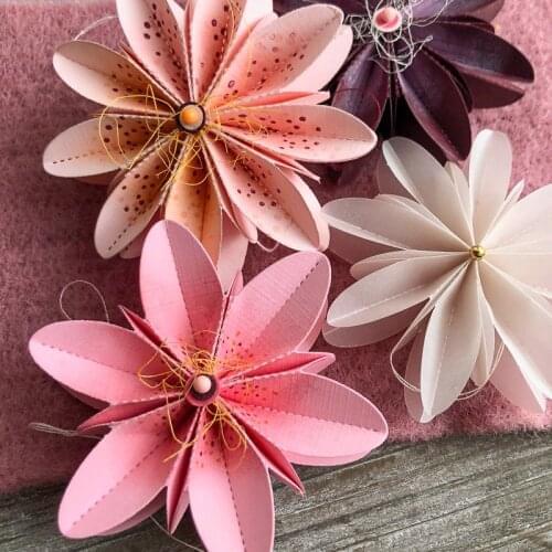 MEET HUANG 3D Folded Flower Metal Cutting Dies Stencils For DIY Scrapbooking Decorative Embossing Handcraft Die Cutting Template