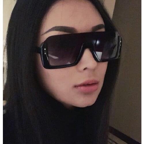 Half Frame Sunglasses Vintage Square Glasses Colorful Sun Glasses For Women Men Intergrated Sunglass Hip Hop Glasses