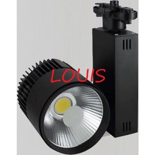 40W COB LED Track Light 4 wires 3 Phase LED Rail Lamps LED Spotlight for Clothing Store Lights Industrial Lampada lighting