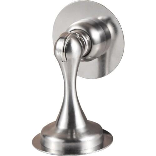 Free punch door suction stainless steel door stop bathroom crash door touch new stealth strong magnetic door suction