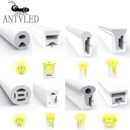 WS2812B WS2811 SK6812 LED Neon Rope Tube Soft Silica Gel SMD5050 Flexible Strip Light Lamp Tube IP67 Waterproof for Decoration