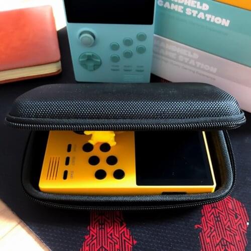 Retro Game Console Protection Bag Dust-proof Storage Handbag Carrying Case Box for RG351v Game Host Card Reader Tempered Film Ac