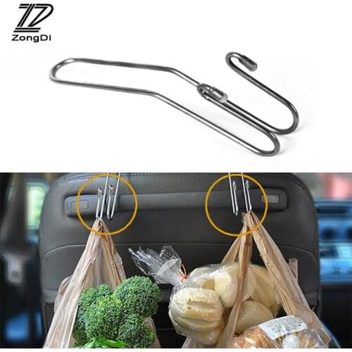 ZD Car multi-functional metal car seat hook for Mercedes W203 BMW E39 E36 E90 F30 F10 Volvo XC60 XC90 Alfa Romeo Audi A6 c5 c6