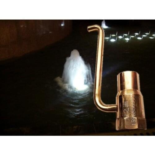1.5 drum tube nozzle plumbing trap water features copper fountain head