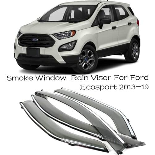 4pcs Blade Side Windows Deflectors Door Sun Visor Shield For Ford ECOSPORT 2013-2019
