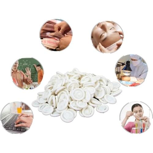 6pcs/Bag Practical Latex Finger Cots Disposable Fingertips Protector Gloves DIY Leather Dyeing Oiled Anti-dirty Finger Sleeves
