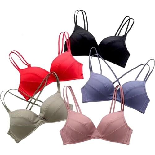 Seamless Women Push Up Bra 3/4 Cup High Quality Sexy Lingerie Wireless Bralette Fashion Beautiful back Intimates Girl Brassiere