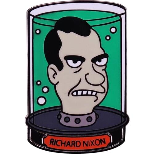 Presidential campaign brooch politics gift