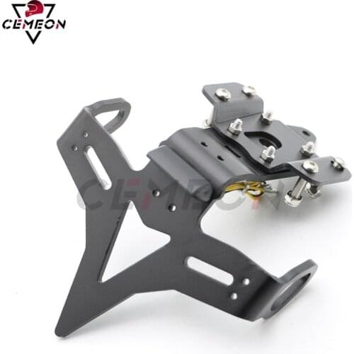 For Motorcycle Yamaha MT-07 MT07 FZ-07 2013-2016 modified license plate frame rear license plate frame rear fender bracket