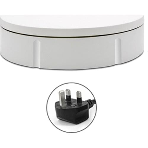 7 Speeds Electric Turntable Display Stand 360 Degree Rotating Table Watch Jewelry Holder with Remote Control