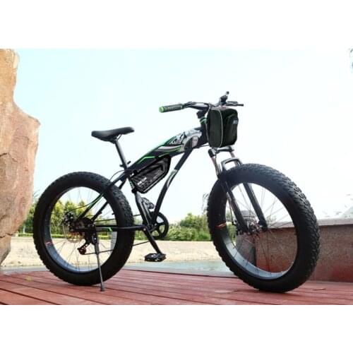 1000W / 2000W electric bicycle fat tire folding scooter 15ah adult electric bicycle lithium battery electric mountain snowmobile