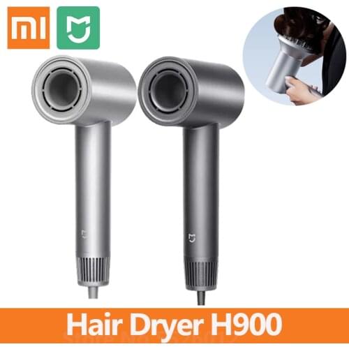 Xiaomi Mijia Ionic Hair Dryer H900 Negative Ion High Speed Fast Hair Drying With Diffuser Stand Holder Portable Hair Dryer