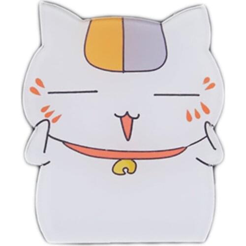 FFFPIN Natsume Yuujinchou Cat Teacher Brooch Badge Acrylic Kitty Cloth Bag Backpack Sign Home Natsumes Book of Friends Coin Pin
