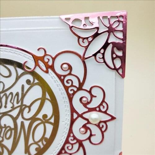 Round lace metal cutting dies cut die mold Flower Scrapbook paper craft knife mould blade punch stencils dies