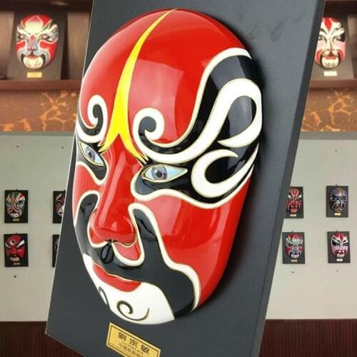 Peking opera mask, face makeup pendant, large decorative ornaments, hot pot shop, Chinese special gifts