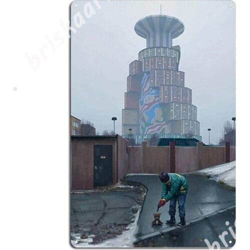 Den Ryska Nallen Metal Signs Club Bar Plaques Cinema Kitchen create Tin sign Posters