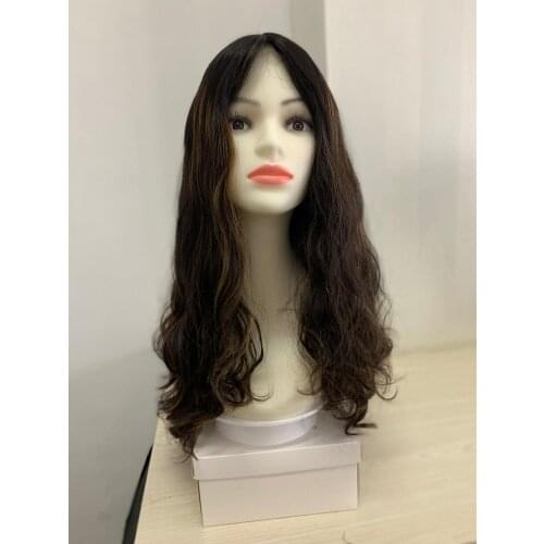 Layer Tsingtaowigs , Custom made European virgin hair 26inch wavy jewish wig Best Sheitels wigs free shipping