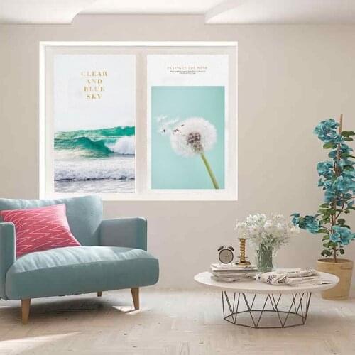 Frosted glass sticker decoration personality creative window film bathroom privacy decoration small fresh window sticker