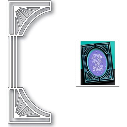 New Grid Arch Shape Frame Craft 2021 Metal Cutting Dies for Card Making Decorative DIY Photo Album Greeting Card No Clear Stamps