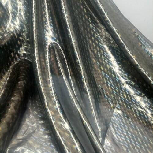 Cosplay Stage Dancing Dress Bronzing Chiffon Dress Fabric Scarf Ribbon Material Craft Sewing DIY Textile