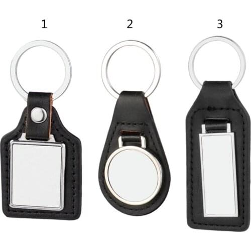Sublimation Blanks Keychains Board Ornaments DIY Heat Transfer Rectangular Keychain Pendants for Sublimation Keyrings