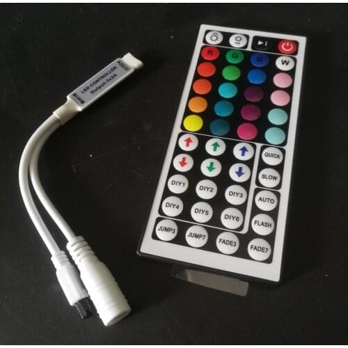 Led Controller 44 Keys 24 Keys LED IR RGB Controler LED Lights Controller IR Remote Dimmer DC12V Control For RGB LED Strip