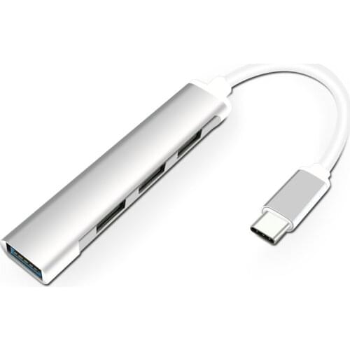 YMY 4 in 1 USB C Hub Super Aluminum Alloy Material USB Type C 3.1 to 1 USB3.0 + 3 USB2.0 Adapter