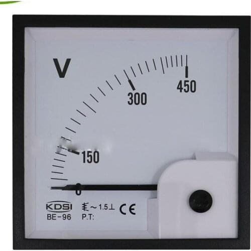 Supply voltmeter BE-96 AC450V straight-through pointer AC voltmeter