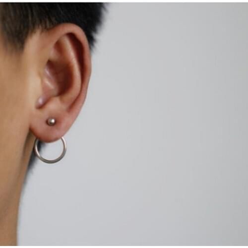 2019 Gold/Silver Earrings for Women Minimalist Earings Geometry Round Metal Stud Earrings Hanging Party Jewelry pendientes mujer