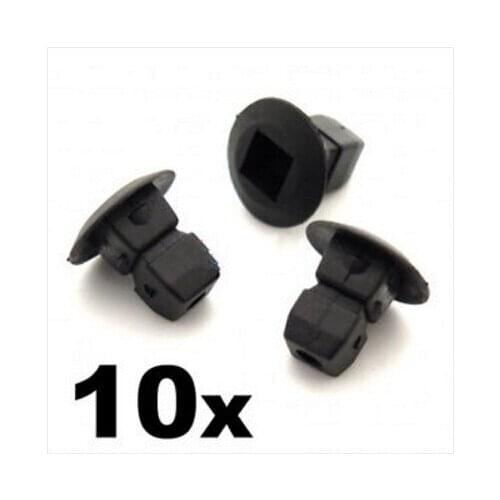 10x Plastic Grommets, Lock nuts, Expanding Nuts- For SEAT Bumper, Trim, Shields etc
