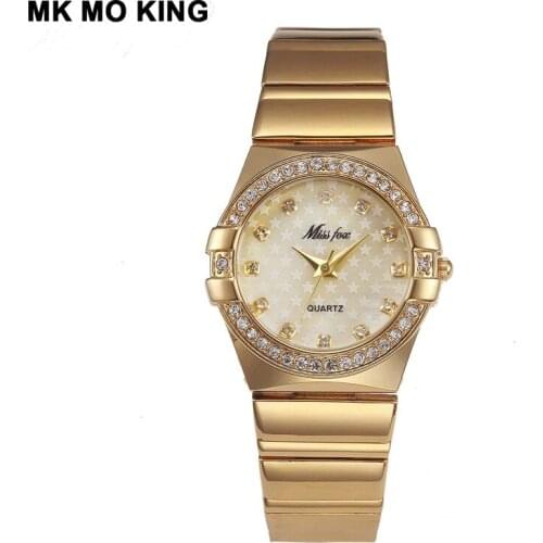 Top Quality Luxury Brand Womens Full Diamond Fashion Dress Quartz Watch Ladies Bracelet Waterproof Clock Bayan Kol Saati