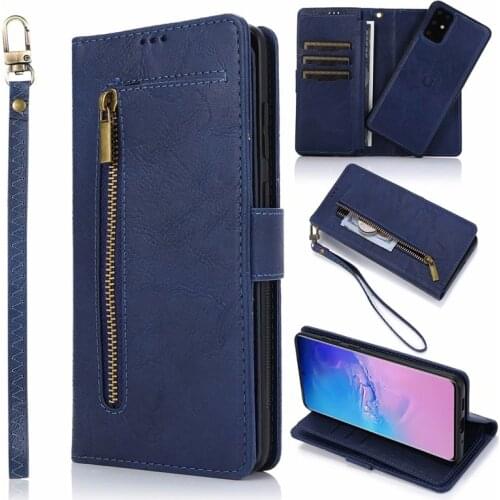Case For Samsung Galaxy S21 Note 20 Ultra S20 Plus S10 S9 S8 S7 EDGE Note 10 8 9 S10E Seperate Magnet Flip leather wallet Cover