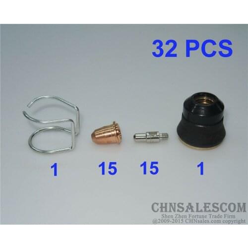 CHNsalescom 32 PCS S45 Without High Frequency Plasma Torch Electrodes PR0110 TIP PD0116