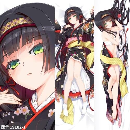 Anime Bishoujo Mangekyou Renge Dakimakura 2WAY Hugging Body Pillow Case Cosplay Game Otaku Pillow Cushion Cover Xmas Gifts