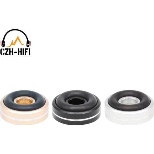 20x8mm Amplifier Speaker Isolation Stand Base CNC Machined Solid Aluminum Feet Pad CD Player Subwoofer Guitar AMP Cobinet Base